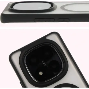 Kup Bizon Carcasă MatteO Magnetic Xiaomi Redmi Note 14 Pro 5G / 14 Pro Plus 5G / Poco X7 translucidă cu cadru negru - BIZ8399 - {ean13} - Sklep Home Screen