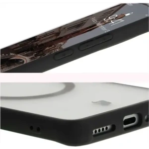 Kup Bizon Carcasă MatteO Magnetic Xiaomi Redmi Note 14 Pro 5G / 14 Pro Plus 5G / Poco X7 translucidă cu cadru negru - BIZ8399 - {ean13} - Sklep Home Screen