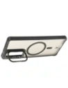 Kup Etui z podstawką i pierścieniem magnetycznym Bizon Case Eclipse do Motorola Edge 50 Fusion przydymione z czarną ramką - BIZ8400 - {ean13} - Sklep Home Screen