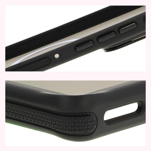 Kup Etui z podstawką i pierścieniem magnetycznym Bizon Case Eclipse do Motorola Edge 50 Fusion przydymione z czarną ramką - BIZ8400 - {ean13} - Sklep Home Screen