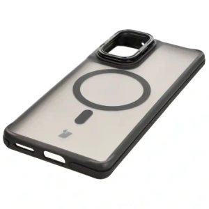 Kup Etui z podstawką i pierścieniem magnetycznym Bizon Case Eclipse do Motorola Edge 50 Fusion przydymione z czarną ramką - BIZ8400 - {ean13} - Sklep Home Screen