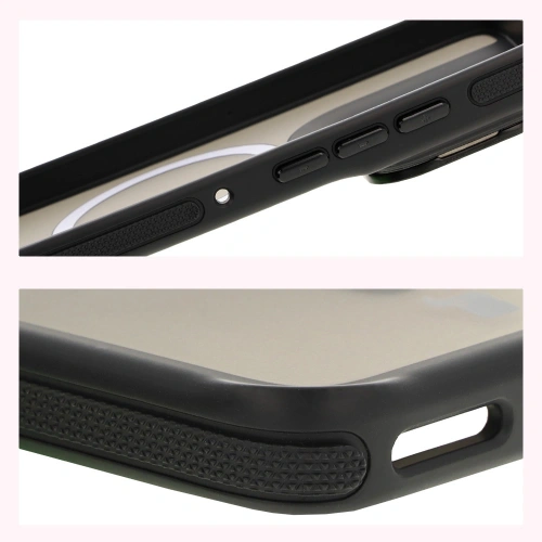 Kup Pouzdro s podstavcem a magnetickým kroužkem Bizon Case Eclipse pro Motorola Edge 50 Neo kouřové s černým rámečkem - BIZ8401 - {ean13} - Sklep Home Screen