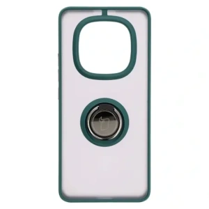 Kup Bizon Case Hybrid Ring Xiaomi Redmi Note 14 Pro 5G / Poco X7 fumuriu cu un cadru verde închis - BIZ8403 - {ean13} - Sklep Home Screen