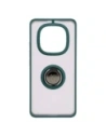 Buy Bizon Case Hybrid Ring Xiaomi Redmi Note 14 Pro 5G / Poco X7 smoky with a dark green frame - BIZ8403 - {ean13} - Home Screen Store Europe