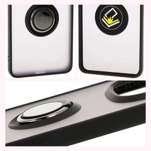 Kup Bizon Case Hybrid Ring Xiaomi Redmi Note 14 Pro 5G / Poco X7 füstös fekete kerettel - BIZ8404 - {ean13} - Sklep Home Screen