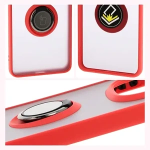 Kup Bizon Case Hybrid Ring Xiaomi Redmi Note 14 Pro 5G / Poco X7 fumuriu cu un cadru roșu - BIZ8405 - {ean13} - Sklep Home Screen