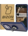 Kup Bizon Case Hybrid Ring Xiaomi Redmi Note 14 Pro 5G / Poco X7 füstös sötétkék kerettel - BIZ8406 - {ean13} - Sklep Home Screen
