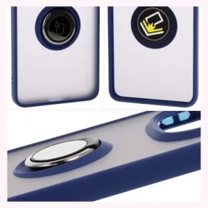 Kup Bizon Case Hybrid Ring Xiaomi Redmi Note 14 Pro 5G / Poco X7 fumuriu cu un cadru albastru închis - BIZ8406 - {ean13} - Sklep Home Screen