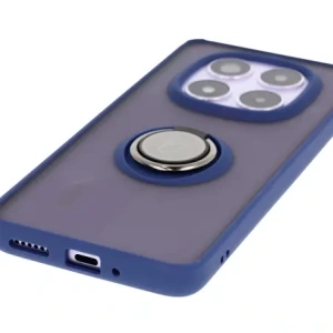Kup Bizon Case Hybrid Ring Xiaomi Redmi Note 14 Pro 5G / Poco X7 fumuriu cu un cadru albastru închis - BIZ8406 - {ean13} - Sklep Home Screen
