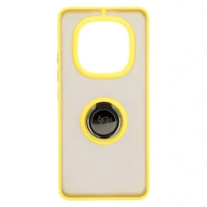 Kup Bizon Case Hybrid Ring Xiaomi Redmi Note 14 Pro 5G / Poco X7 füstös sárga kerettel - BIZ8407 - {ean13} - Sklep Home Screen