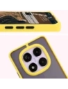 Buy Bizon Case Hybrid Ring Xiaomi Redmi Note 14 Pro 5G / Poco X7 smoky with a yellow frame - BIZ8407 - {ean13} - Home Screen Store Europe