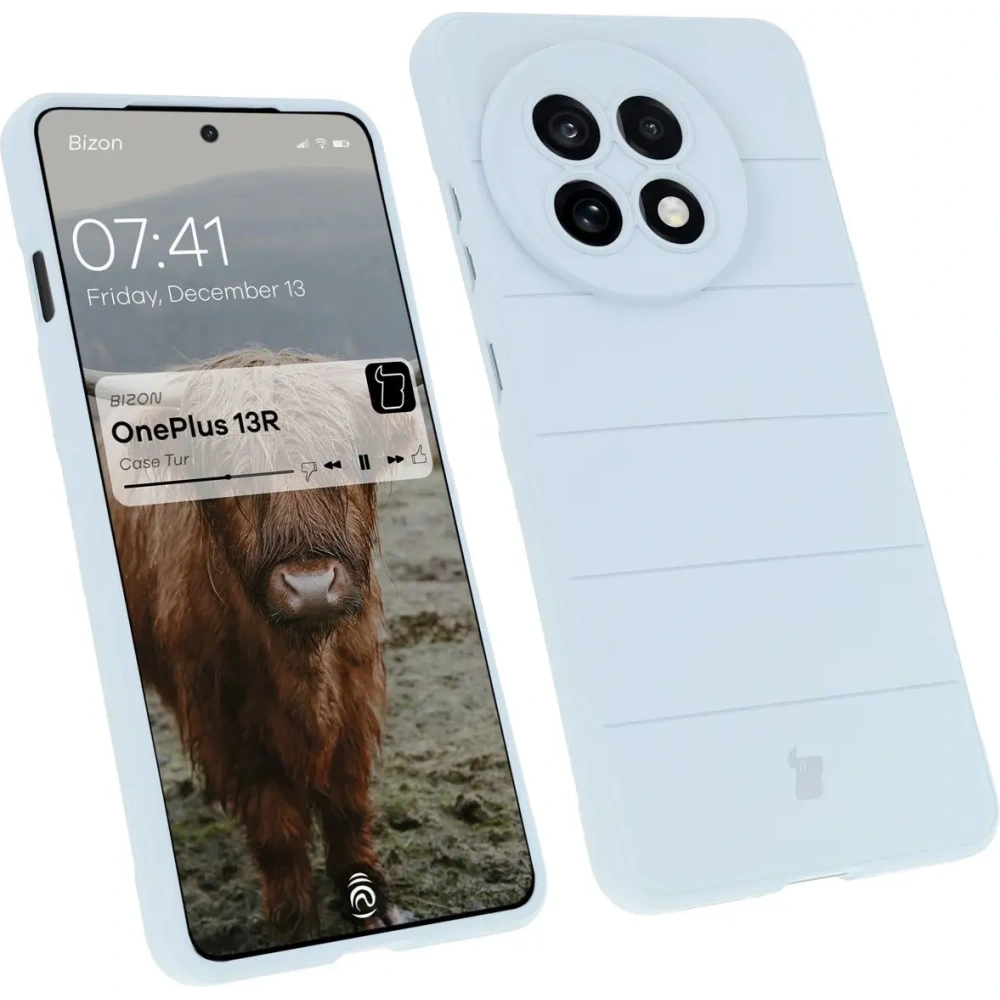 Pancerne etui Bizon Case Tur do OnePlus 13R jasnoniebieskie
