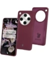 Silikonový obal Bizon Soft Case pro Oppo Find X8 Pro tmavě fialový