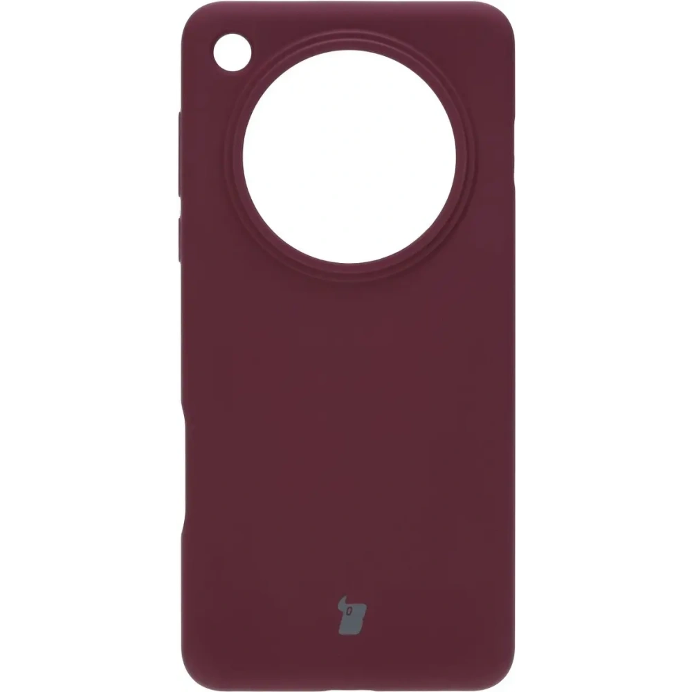 Silikonowe etui Bizon Soft Case do Oppo Find X8 Pro ciemnofioletowe