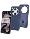 Husă de tip soft pentru Oppo Find X8 Pro, culoare albastru închis.