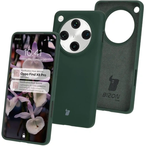 Kup Silikonový obal Bizon Soft Case pro Oppo Find X8 Pro tmavě zelený - BIZ8416 - {ean13} - Sklep Home Screen