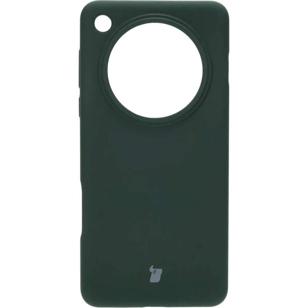 Silikonowe etui Bizon Soft Case do Oppo Find X8 Pro ciemnozielone