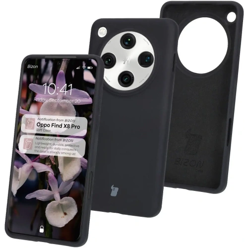 Kup Silikonowe etui Bizon Soft Case do Oppo Find X8 Pro czarne - BIZ8417 - {ean13} - Sklep Home Screen