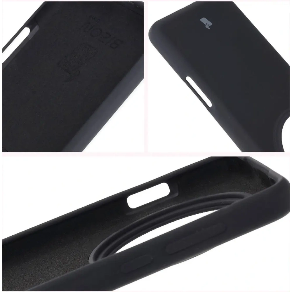 Silikonowe etui Bizon Soft Case do Oppo Find X8 Pro czarne