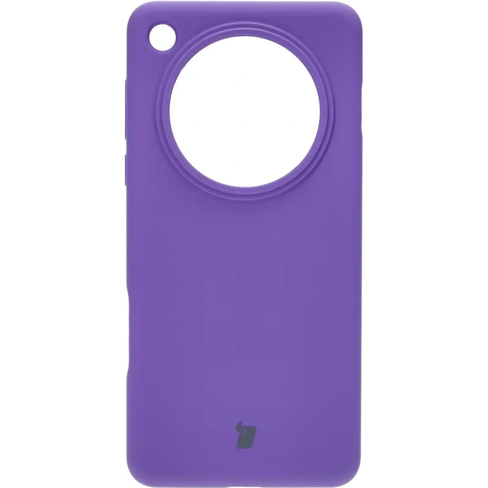 Silikonowe etui Bizon Soft Case do Oppo Find X8 Pro fioletowe