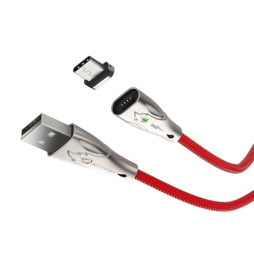 Buy Blitzwolf BW-TC20 Magnetic Cable USB-C 3A 1,8m Red - BLZ236RED - {ean13} - Home Screen Store Europe