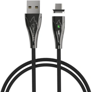 Magnetický kabel micro USB Blitzwolf BW-TC20, 3A, 1m (černý)