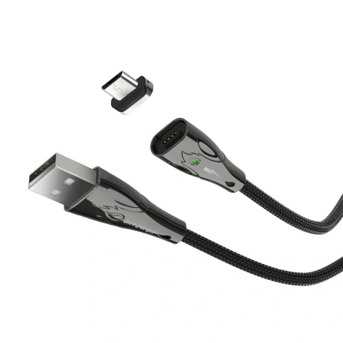 Kup Magnetický kabel micro USB Blitzwolf BW-TC20, 3A, 1m (černý) - BLZ237BLK - {ean13} - Sklep Home Screen