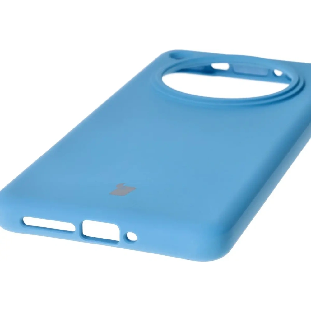Silikonowe etui Bizon Soft Case do Oppo Find X8 Pro niebieskie