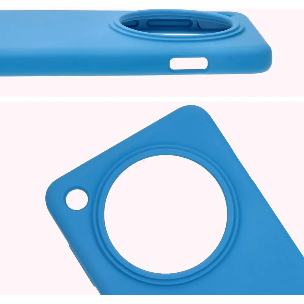 Silikonowe etui Bizon Soft Case do Oppo Find X8 Pro niebieskie