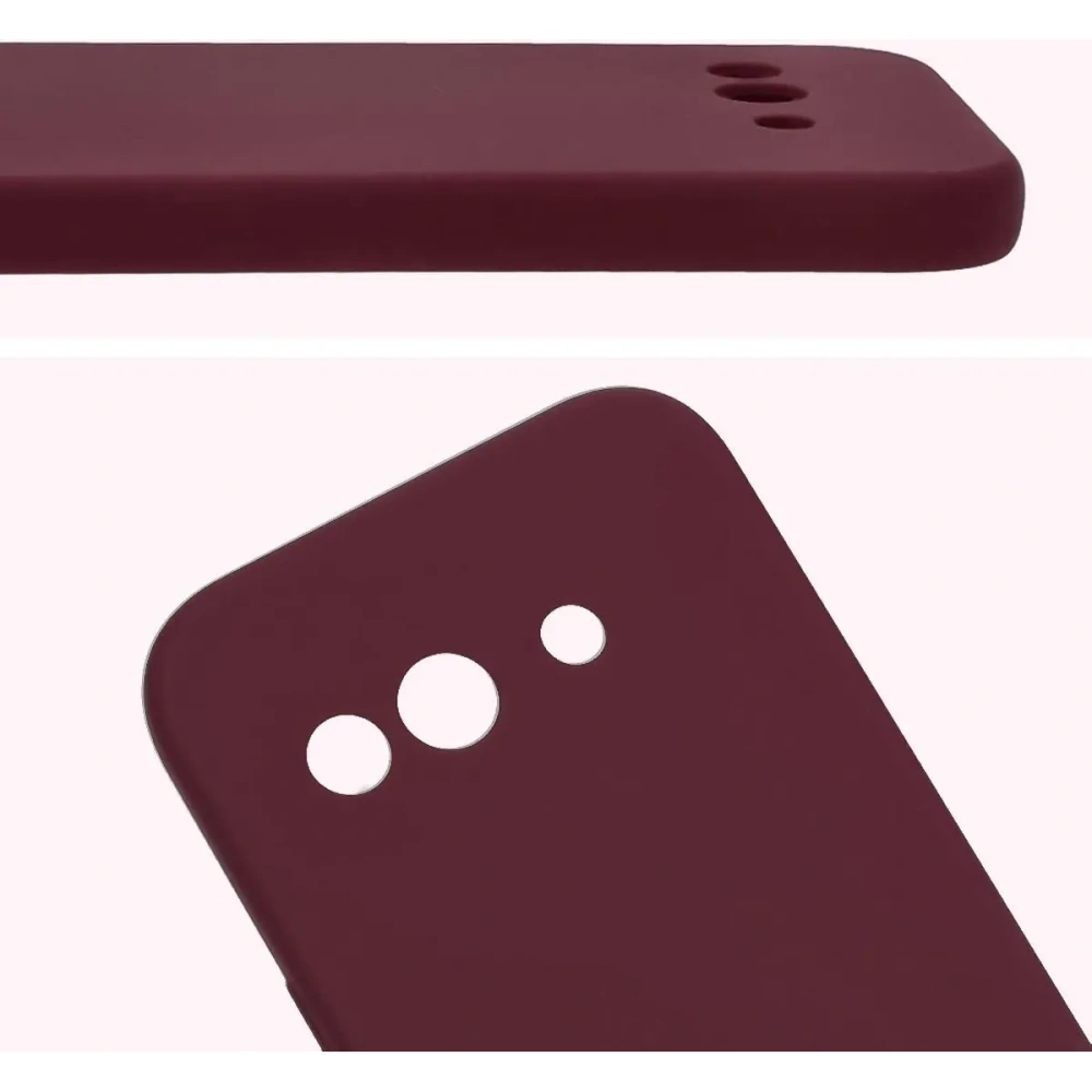 Silikonowe etui Bizon Soft Case do Google Pixel 9a ciemnofioletowe