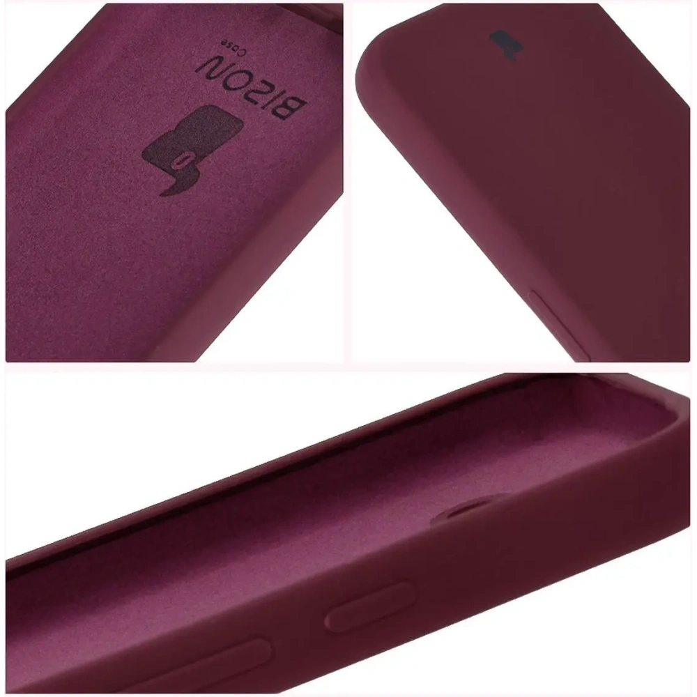 Silikonowe etui Bizon Soft Case do Google Pixel 9a ciemnofioletowe