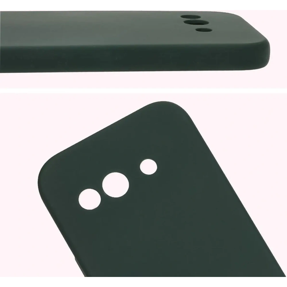 Silikonowe etui Bizon Soft Case do Google Pixel 9a ciemnozielone