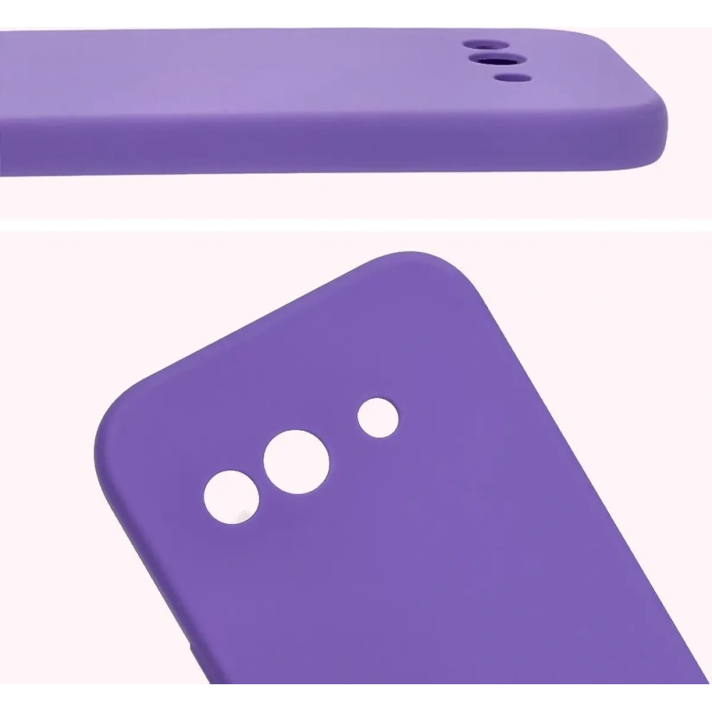 Silikonowe etui Bizon Soft Case do Google Pixel 9a fioletowe