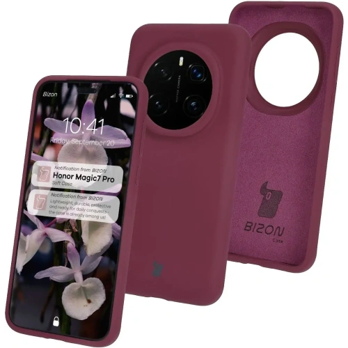 Kup Silikonowe etui Bizon Soft Case do Honor Magic7 Pro ciemnofioletowe - BIZ8426 - {ean13} - Sklep Home Screen