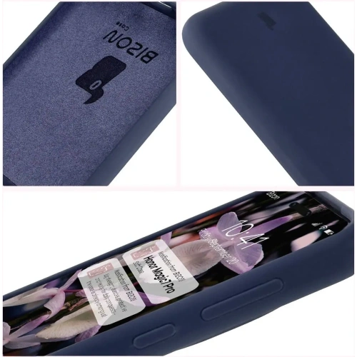 Kup Silikonowe etui Bizon Soft Case do Honor Magic7 Pro ciemnoniebieskie - BIZ8427 - {ean13} - Sklep Home Screen