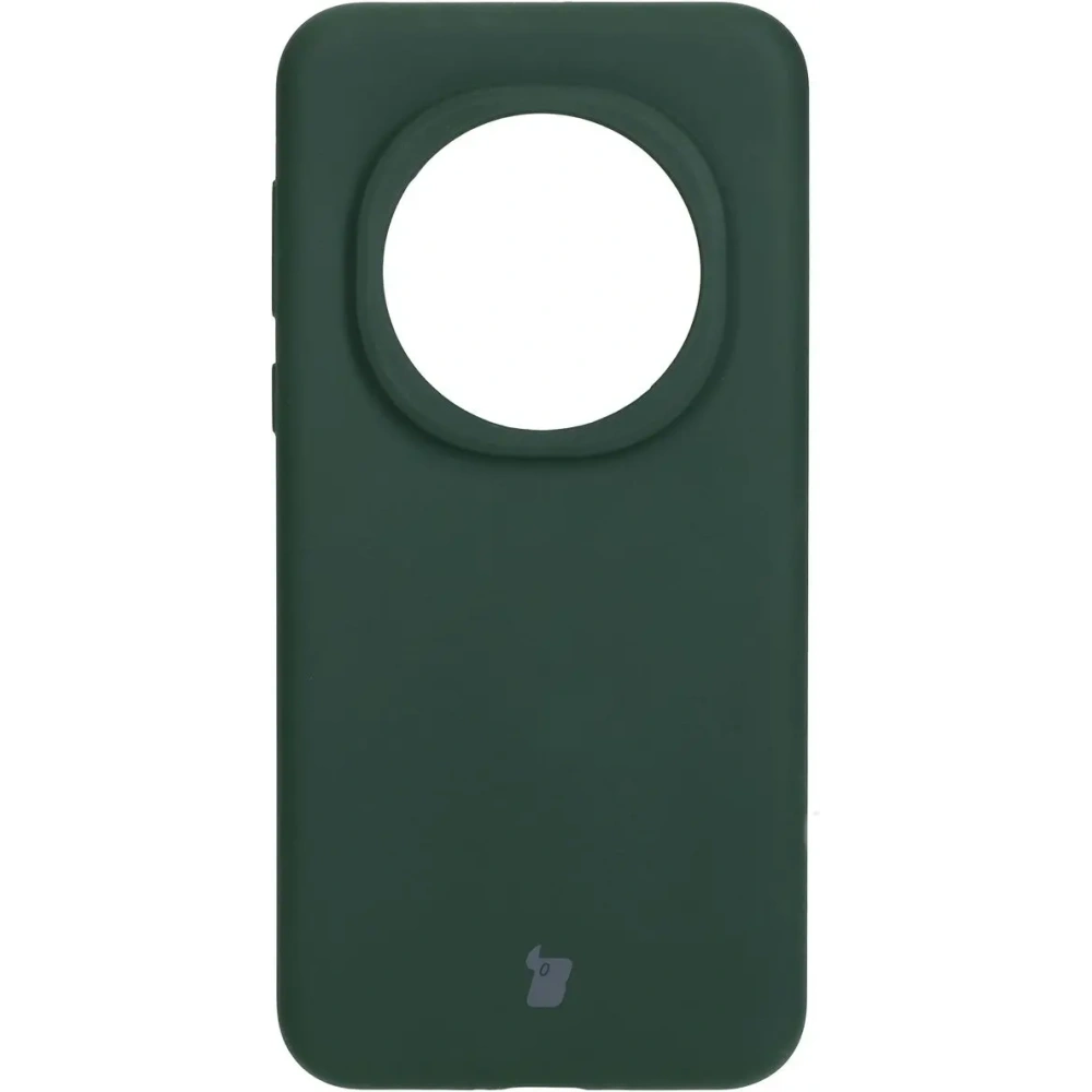 Silikonowe etui Bizon Soft Case do Honor Magic7 Pro ciemnozielone