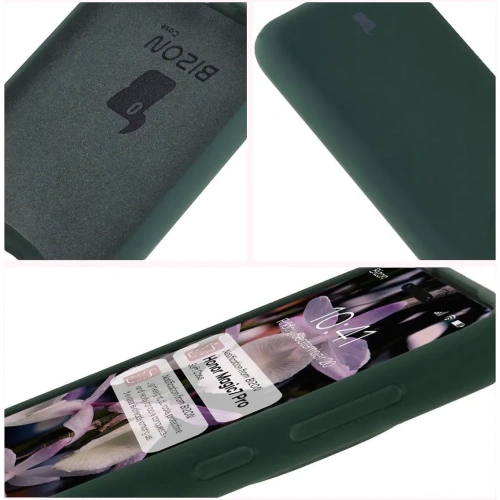Kup Silikonowe etui Bizon Soft Case do Honor Magic7 Pro ciemnozielone - BIZ8428 - {ean13} - Sklep Home Screen