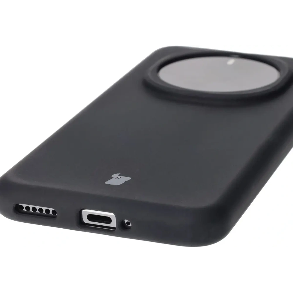Silikonowe etui Bizon Soft Case do Honor Magic7 Pro czarne
