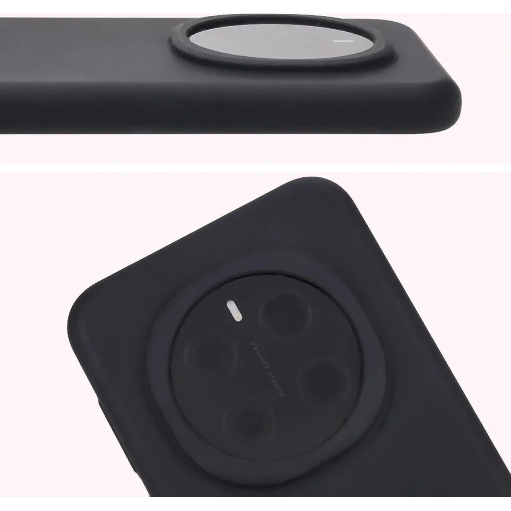 Silikonowe etui Bizon Soft Case do Honor Magic7 Pro czarne