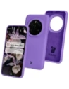 Silikonowe etui Bizon Soft Case do Honor Magic7 Pro fioletowe