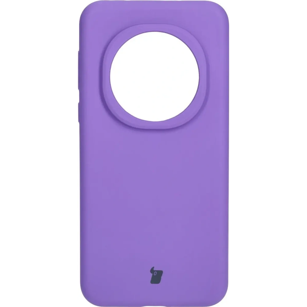 Silikonowe etui Bizon Soft Case do Honor Magic7 Pro fioletowe
