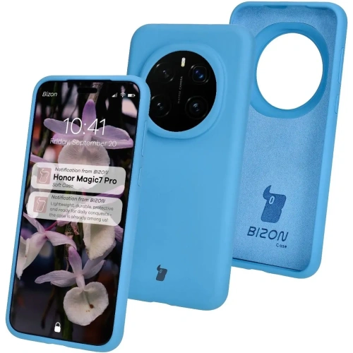 Kup Silikonowe etui Bizon Soft Case do Honor Magic7 Pro niebieskie - BIZ8431 - {ean13} - Sklep Home Screen