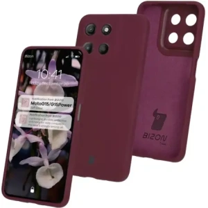 Kup Bizon Soft Case Motorola Moto G15 / G15 Power sötétlila - BIZ8432 - {ean13} - Sklep Home Screen