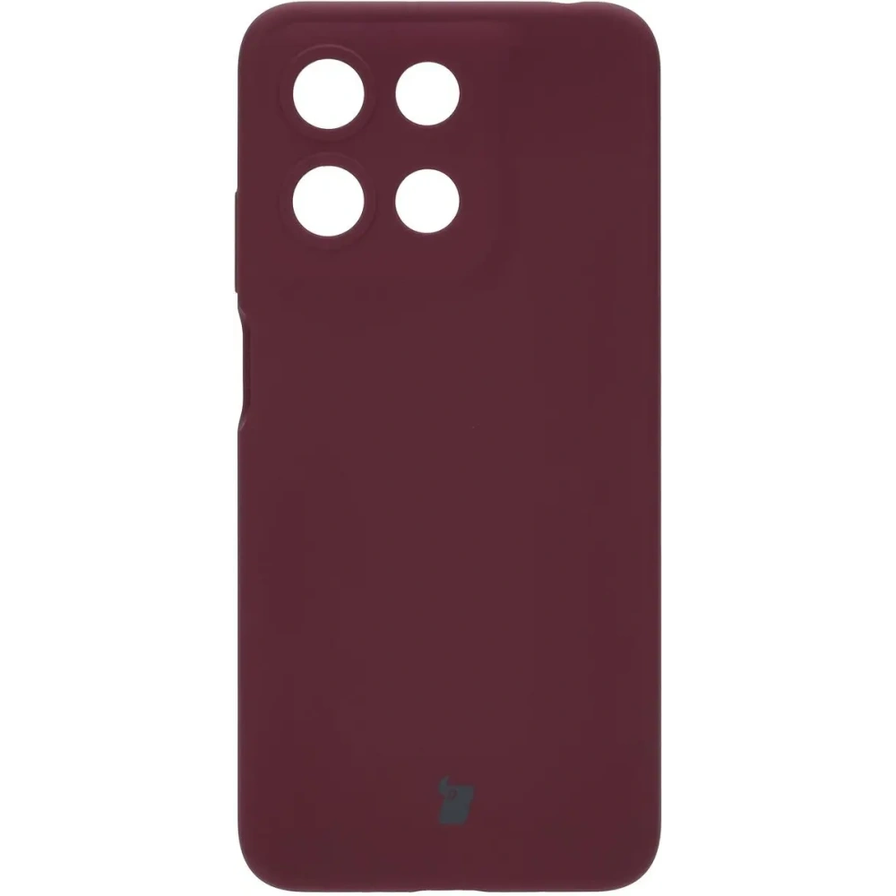Silikonowe etui Bizon Soft Case do Motorola Moto G15 / G15 Power ciemnofioletowe