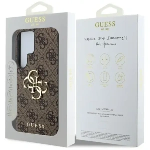 Kup Etui Guess Big 4G Logo Classic Logo do Samsung Galaxy S25 Ultra brązowy - GUE4298 - {ean13} - Sklep Home Screen