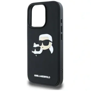 Kup Etui Karl Lagerfeld HC 3D Rubber Double Heads do Apple iPhone 16 Pro Max černé - KLD21894 - {ean13} - Sklep Home Screen