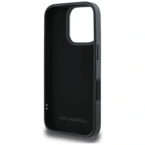 Buy Karl Lagerfeld HC 3D Rubber Double Heads Apple iPhone 16 Pro Max black - KLD21894 - {ean13} - Home Screen Store Europe