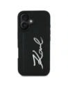Kup Karl Lagerfeld HC Grained PU Kártyafoglalat Fém Aláírás Apple iPhone 16 fekete - KLD21895 - {ean13} - Sklep Home Screen