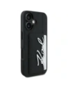 Kup Karl Lagerfeld HC Geprägtes PU Kartenfach Metall-Signatur Apple iPhone 16 schwarz - KLD21895 - {ean13} - Sklep Home Screen