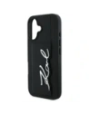 Kup Etui Karl Lagerfeld HC Grained PU Cardslot Metal Signature do Apple iPhone 16 černé - KLD21895 - {ean13} - Sklep Home Screen